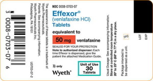 Effexor packaging